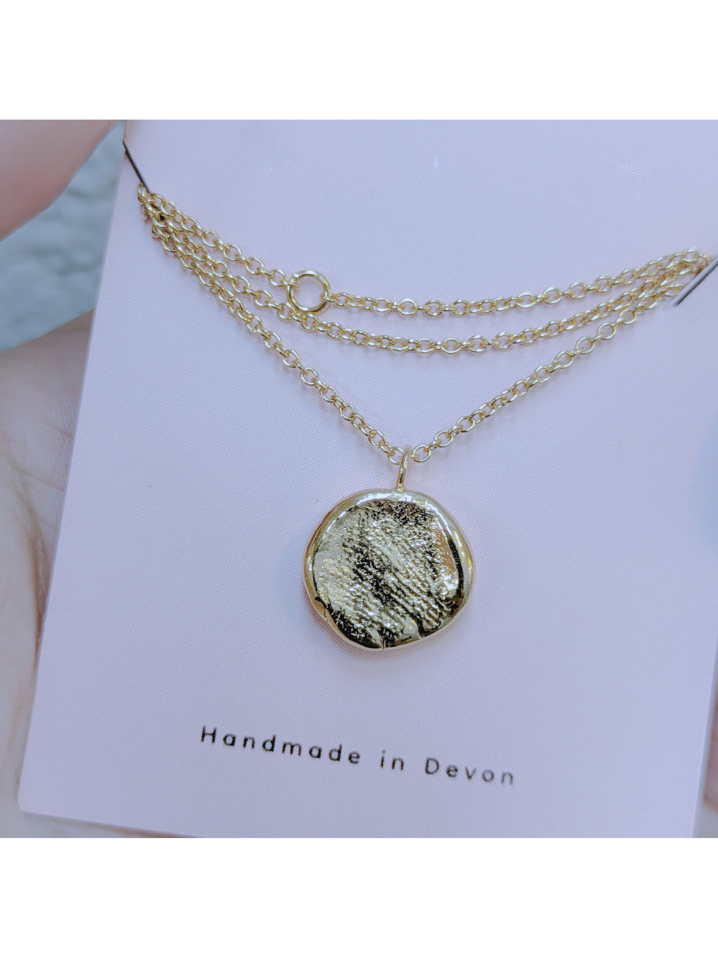 Fingerprint Necklace Drop-In at the Little Goose Play Cafe